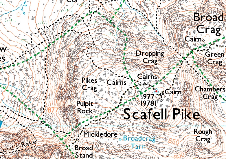Sharkey S Dream Scafell Pike Fell Page Map 2 